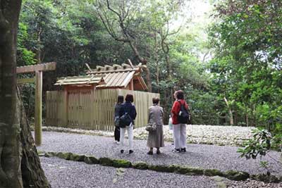 粟皇子神社参拝